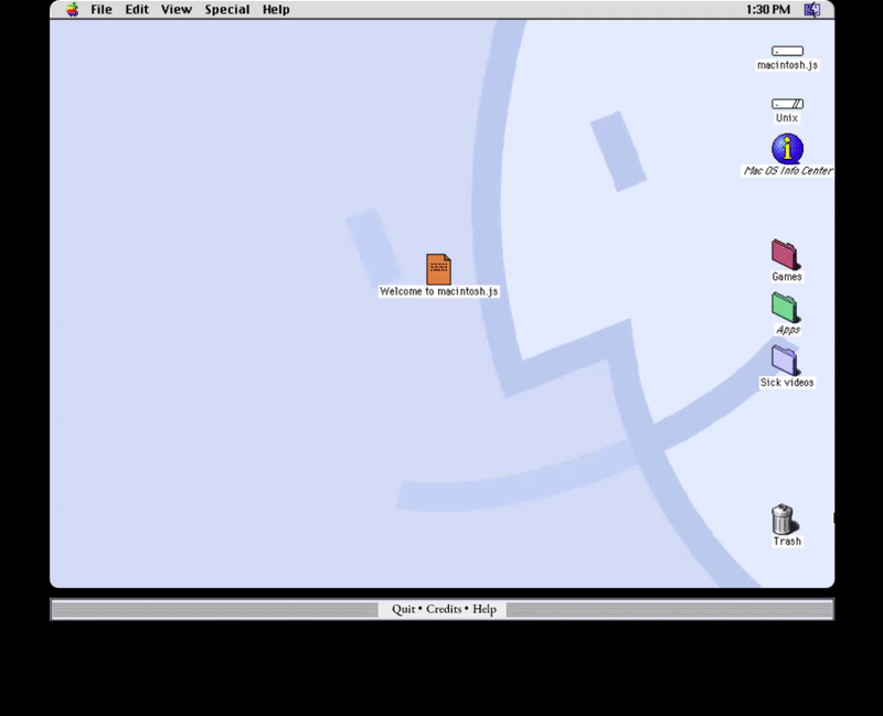 mac os classic emulator online
